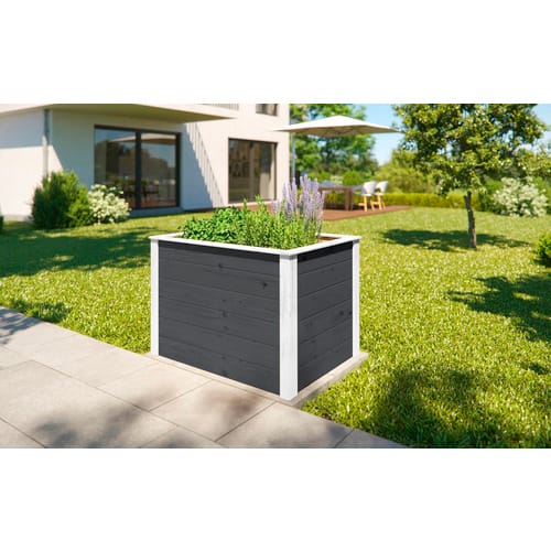 Weka Hochbeet-Element Modular 100 cm x 69 cm x 71 cm Anthrazit