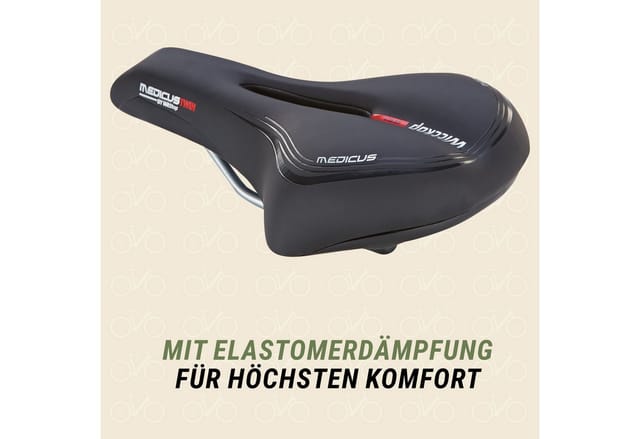 Wittkop Trekking Gesundheits-Sattel Medicus Twin