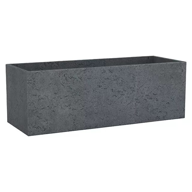 Scheurich Pflanzgefäß C-Cube Long 80 cm Stony Black