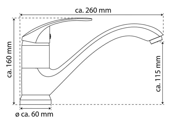 Eisl Spültischarmatur Rimini Chrom