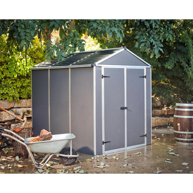 Palram Gerätehaus Rubicon Anthrazit 229 cm x 185 cm
