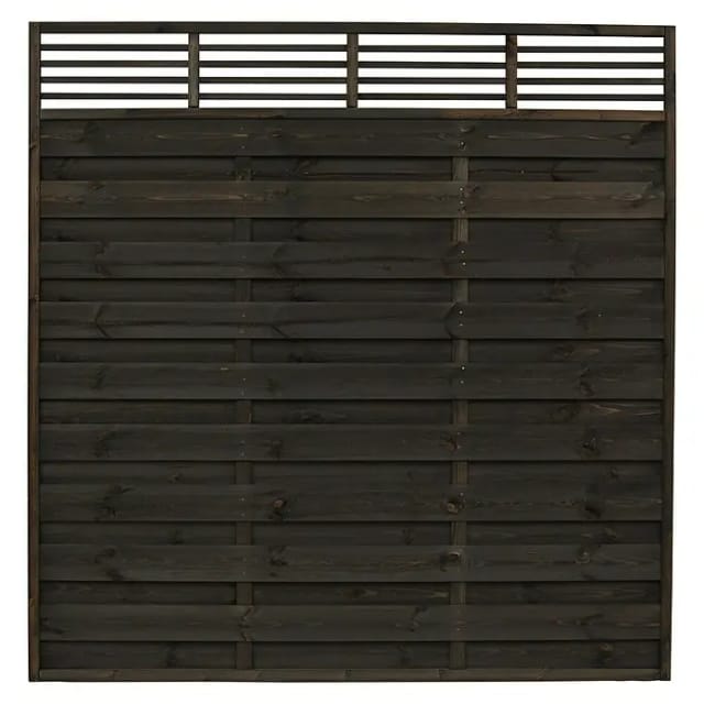 Sichtschutzzaun Element Wien Anthrazit,asiert 180 cm x 180 cm