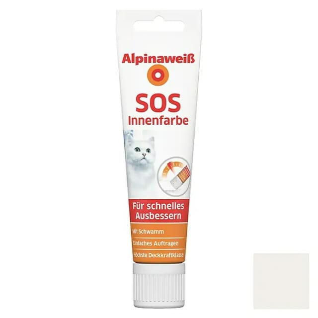 Alpinaweiß SOS Innenfarbe 100 ml matt