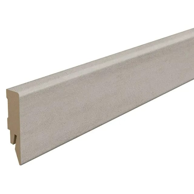 Egger Sockelleiste L598 für Fußboden Chromix Silber
