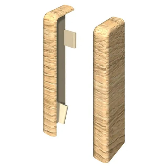 Egger Endstück Kubisch 6 cm Eiche Sand 2 Stück