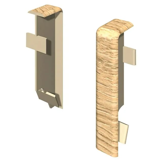 Egger Zwischenstück Kubisch 6 cm Eiche Sand 2 Stück
