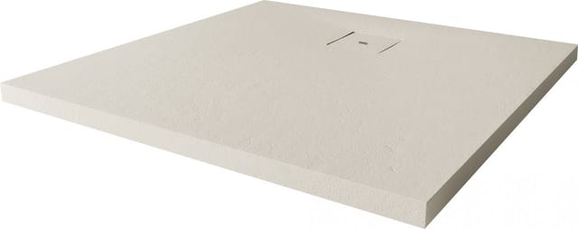 Breuer Duschwanne Modern Line Steinoptik Quadrat 105 cm x 105 cm Sandstein
