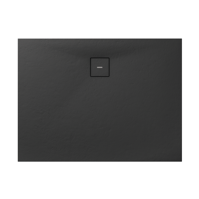 Breuer Duschwanne Modern Line Steinoptik Rechteck 140 cm x 95 cm Anthrazit
