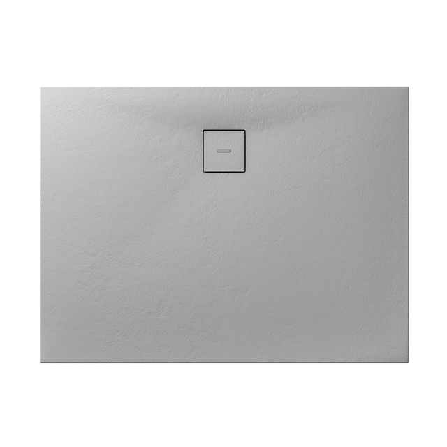 Breuer Duschwanne Modern Line Steinoptik Rechteck 80 cm x 120 cm Steingrau