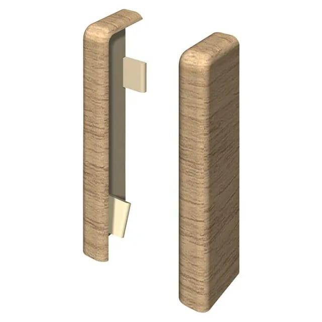 Egger Endstück Kubisch 6 cm Eiche Honig 2 Stück