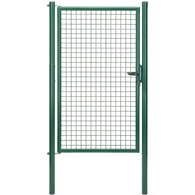 Einzeltor für Maschendraht- und Alberts Fix-Clip Pro-Zaun Grün 175 cm x 100 cm
