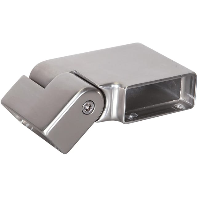 Gelenk Aluminium 0 - 45° mit Winkel 90° für Aluminiumhandlauf