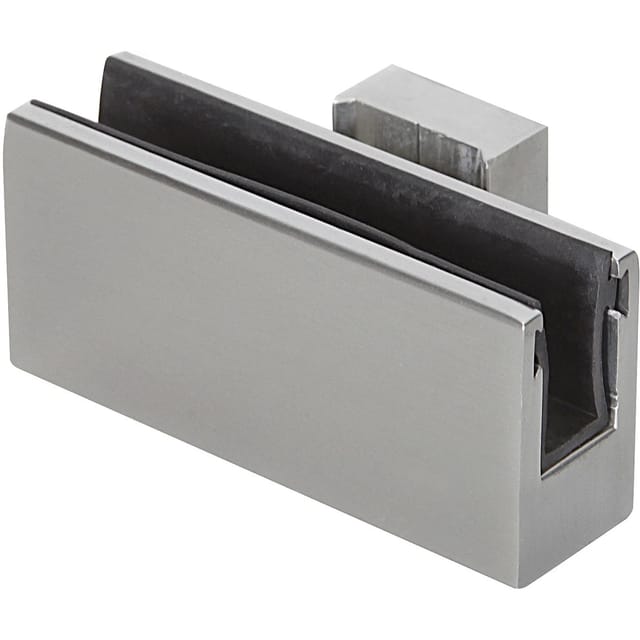 2 Universalhalter Aluminium für Aluminiumgeländer