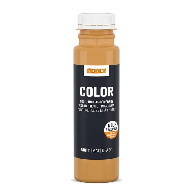 OBI Color Voll- und Abtönfarbe 250 ml Braun-Gelb