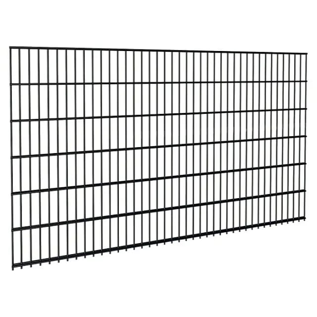 Doppelstabmatte Basic 123 cm x 200 cm Anthrazit