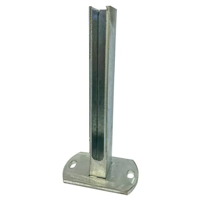 Pfostenfußplatte Schmal 30 cm x 15 cm x 10 cm Verzinkt