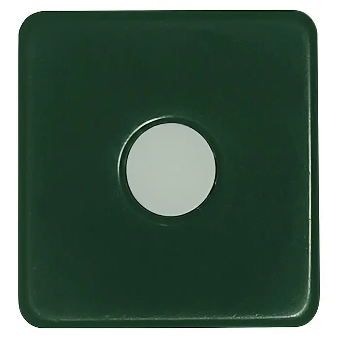 Zaunpfosten Klemmplättchen 31 mm x 26 mm x 2 mm Moosgrün