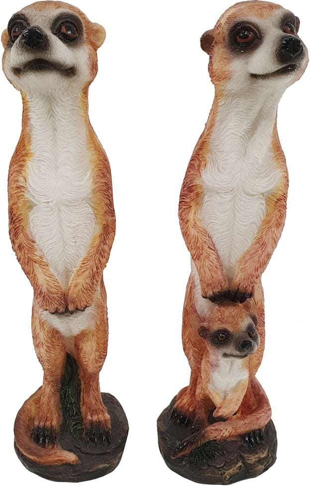 Dekofigur Erdmännchen 2-fach Sortiert 21 cm