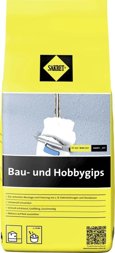 Sakret Bau- und Hobbygips 5 kg