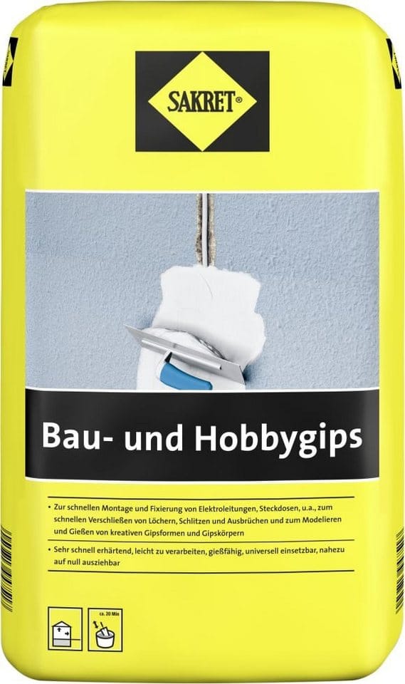 Sakret Bau- und Hobbygips 10 kg