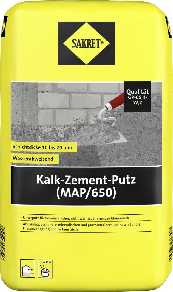 Sakret Kalk-Zement-Putz MAP 10 kg