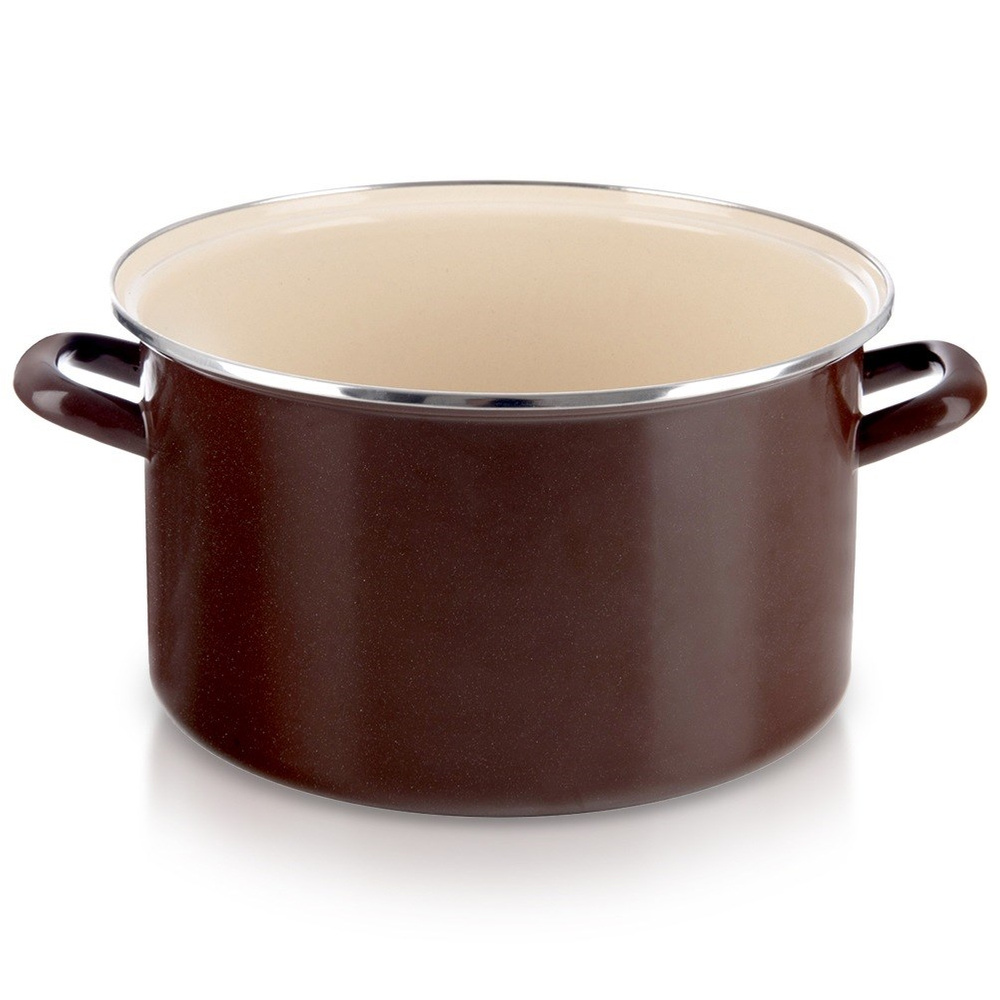 Traditioneller Emaillierter Kochtopf Für Gas Und Induktion, 32 Cm, 11,5 L