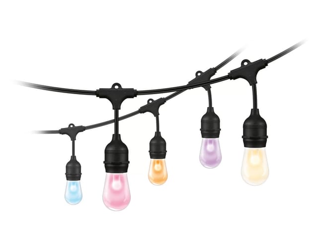 WiZ LED-Lichterkette String Lights Tunable White & Color 120,m