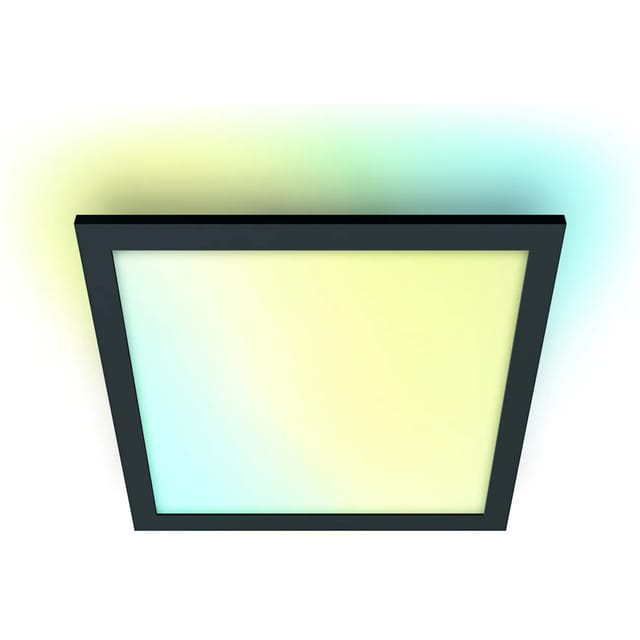 WiZ LED-Panel Quadratisch Tunable White 1000,m Schwarz 30 cm x 30 cm