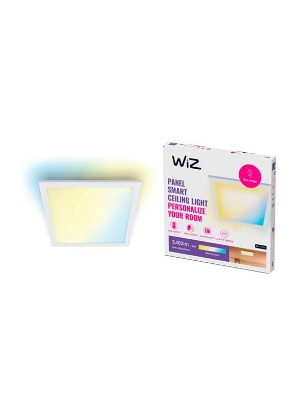 WiZ LED-Panel Quadratisch Tunable White 3400,m Weiß 60 cm x 60 cm