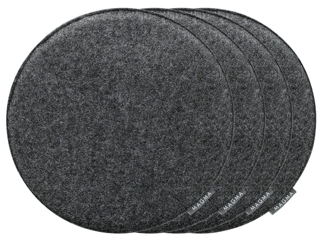 Magma Stuhlkissen Avaro Ø 35 cm Anthrazit