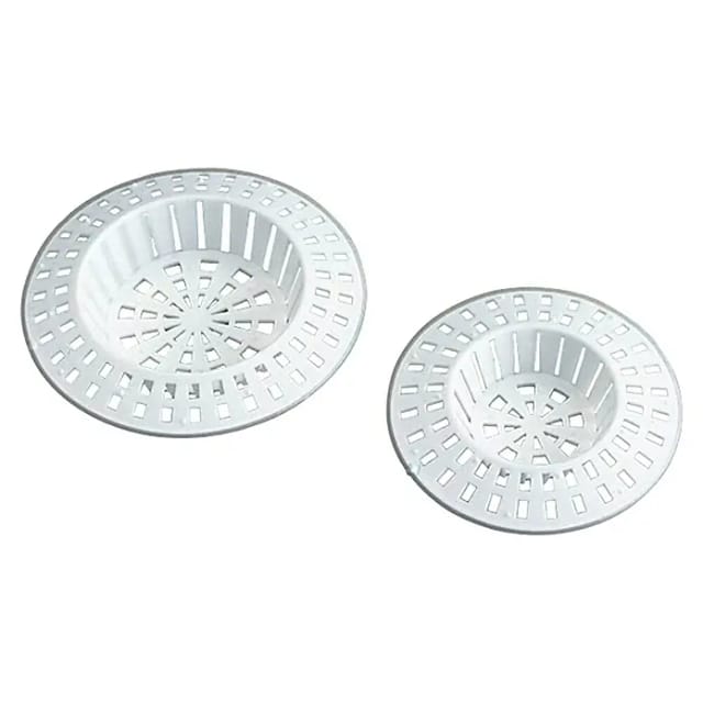 Wenko Abflusssieb Weiß 4er Set