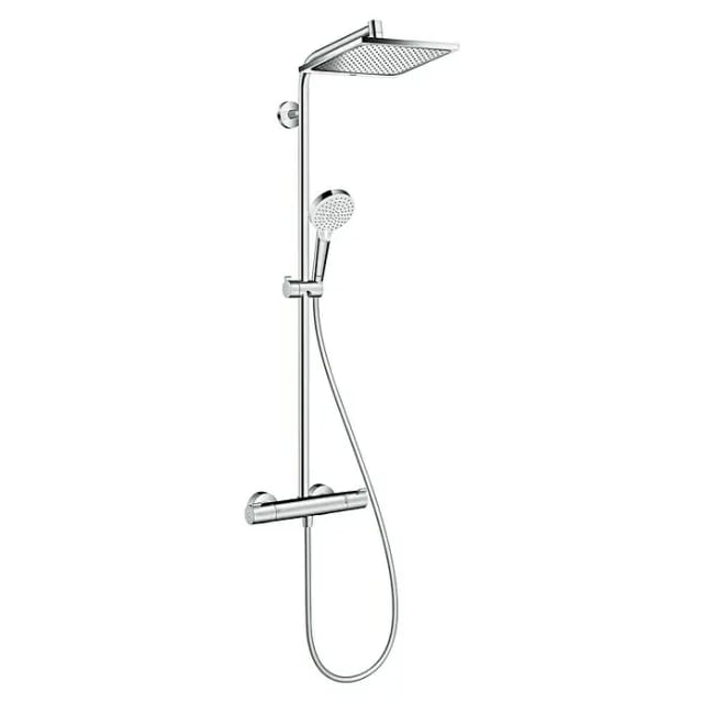 Hansgrohe Duschsystem Crometta E 240 Regendusche mit Thermostat Chrom