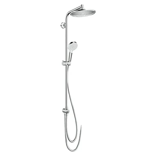 hansgrohe Duschsystem Crometta S 240 Regendusche ohne Armatur Chrom/Weiß