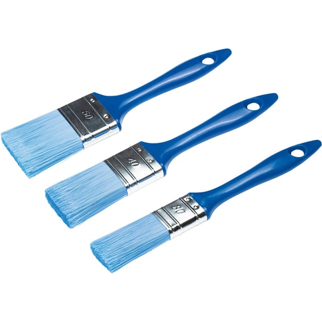 LUX Flachpinsel-Set Lacke 3-teilig