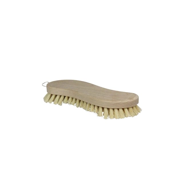 LUX-TOOLS Scheuerbürste Holz S-Form Kunstfibre