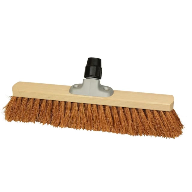 LUX-TOOLS Saalbesen 40 cm Kokos Power-Stick Prestige
