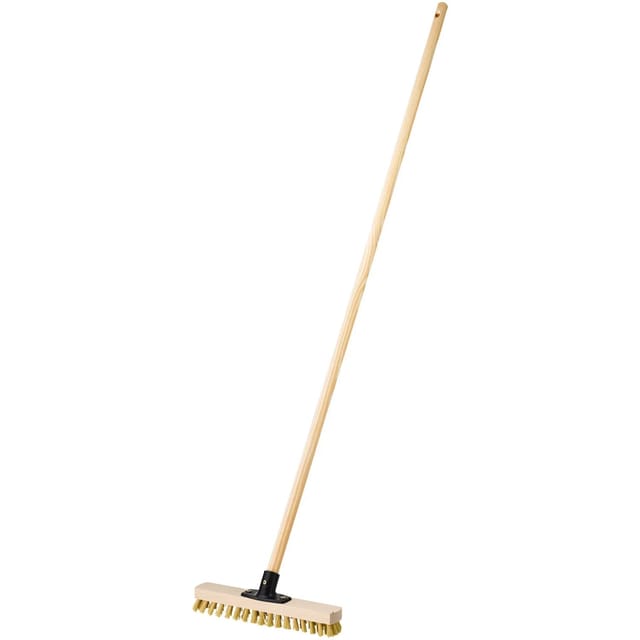 LUX-TOOLS Wischer 30 cm Holz Power-Stick angestielt