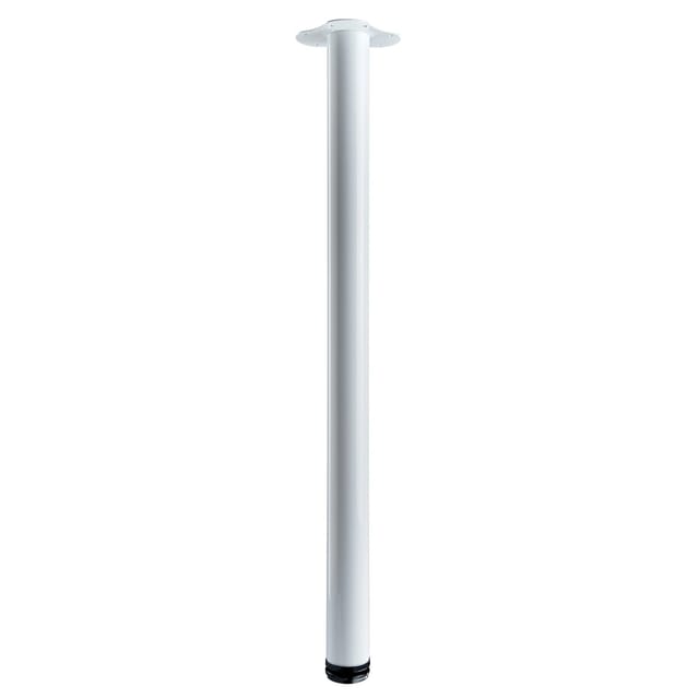 Hettich Tischbein Ø 60 mm x 900 mm Weiß inkl. Montageplatte