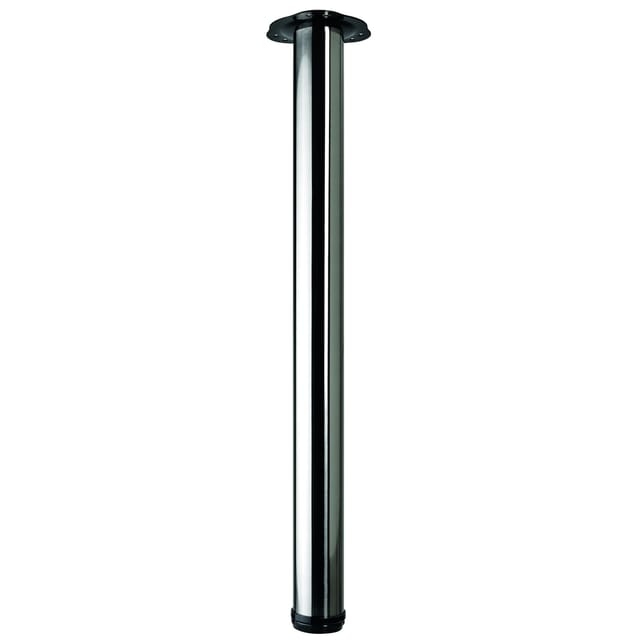 Hettich Tischbein-Set 4-teilig Ø 60 mm x 710 mm Edelstahl-Optik