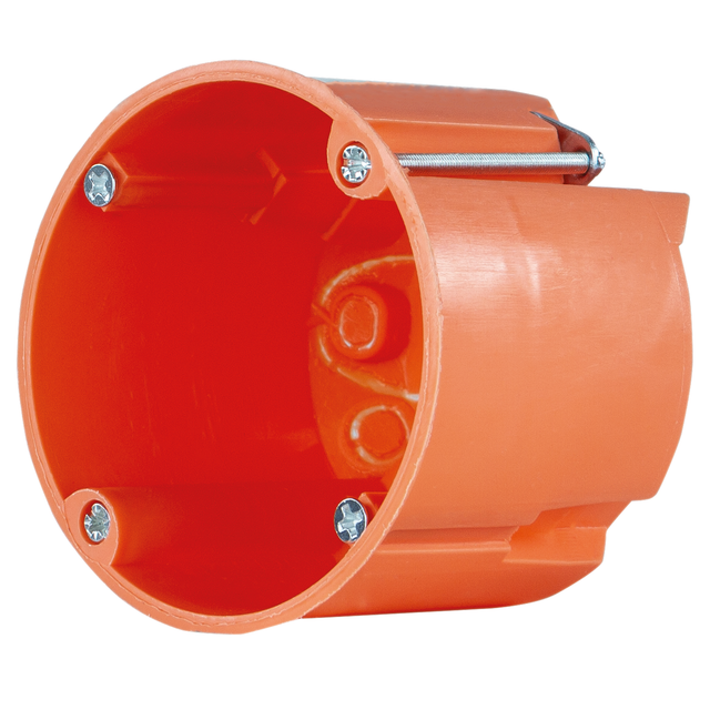 Hohlwanddose Ø 68 mm x 61 mm Orange IP30