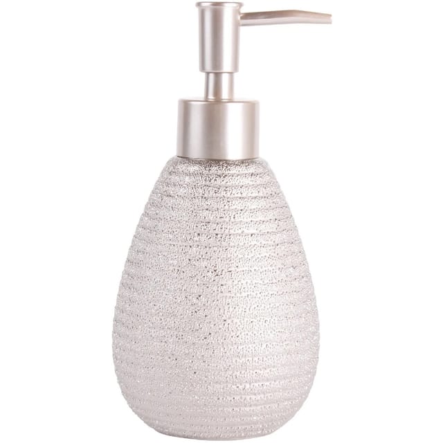 Seifenspender Oman Keramik Silber
