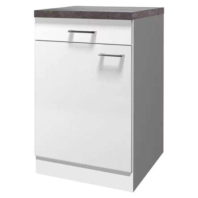 Flex-Well Küchen-Unterschrank mit Arbeitsplatte Lucca 50 cm