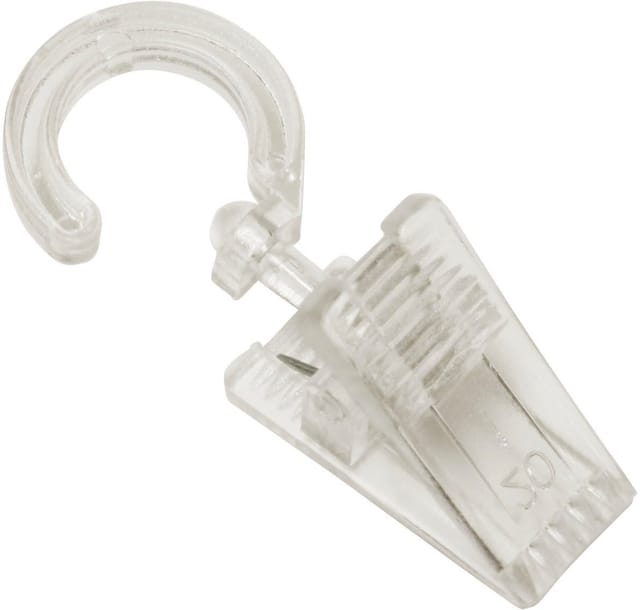 Gardinia Haken Glasklar 6-er Pack