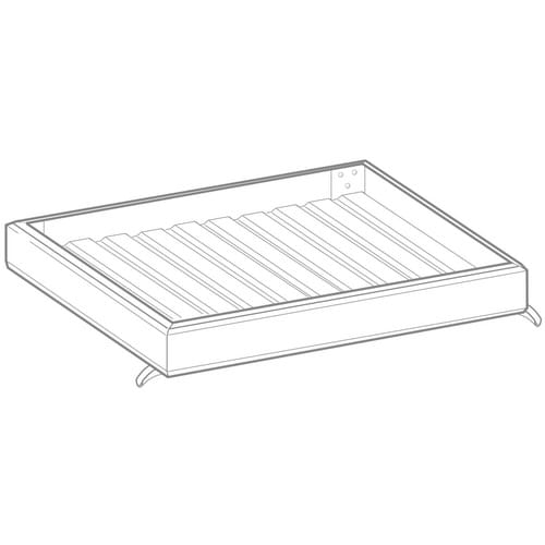 Gutta Rechteckvordach NM 150 Weiß 14 cm x 150 cm x 90 cm