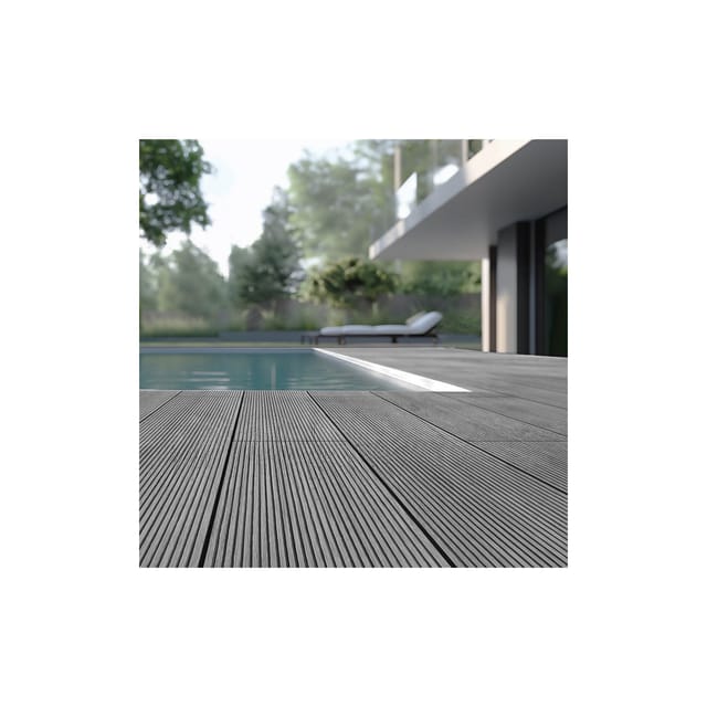Home Deluxe WPC-Terrassendielen Samana Hellgrau 30 m²