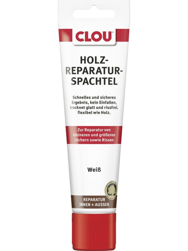 Clou Holzreparatur-Spachtel 55 g Weiß