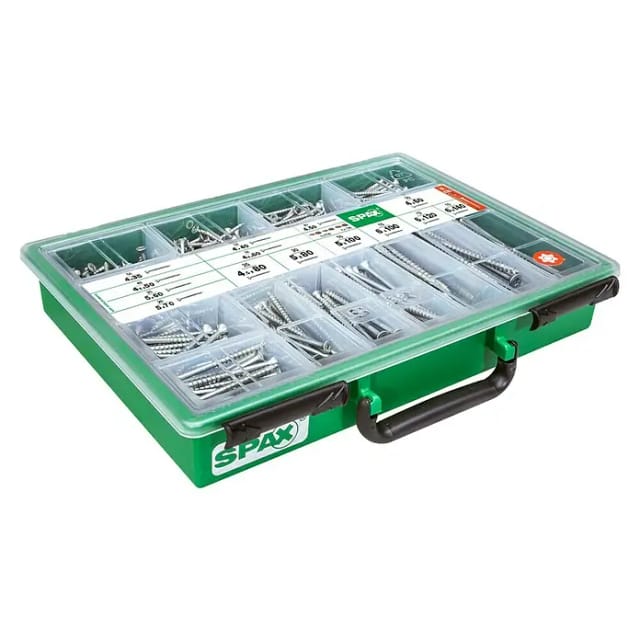 Spax Sortiment Koffer TRX Wirox 387 Stück