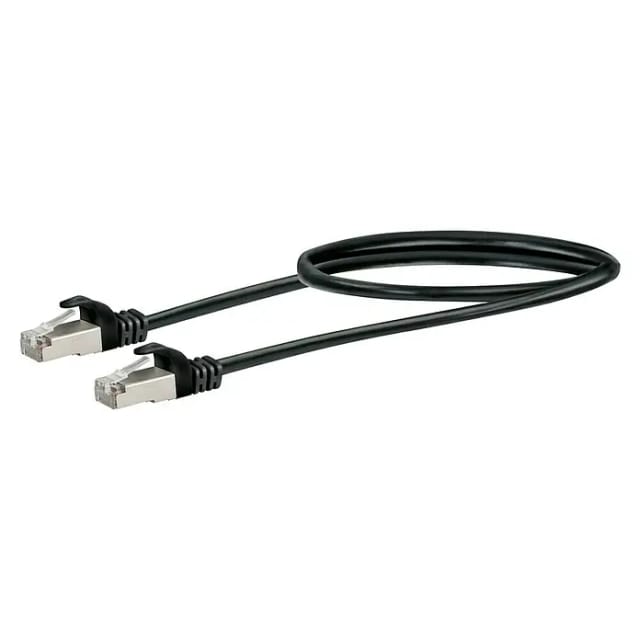 Schwaiger CAT 6 Netzwerkkabel (SF/UTP) RJ45 Stecker > RJ45 Stecker 50 cm Schwarz