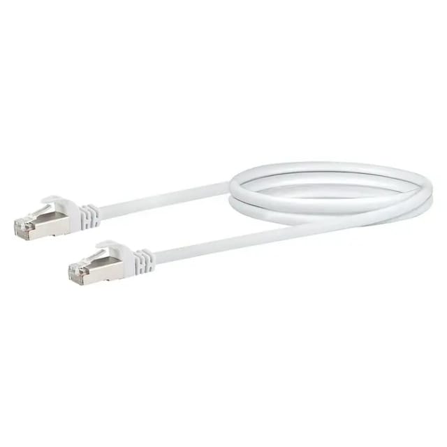 Schwaiger CAT 6 Netzwerkkabel (SF/UTP) RJ45 Stecker > RJ45 Stecker 1 m Weiß