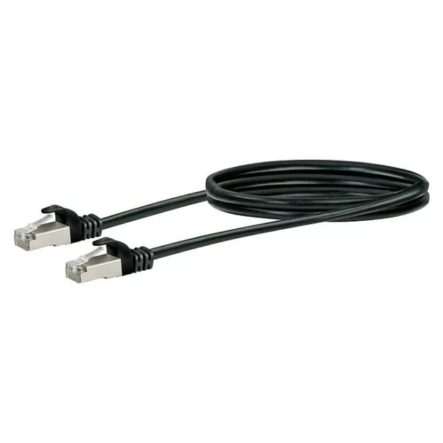 Schwaiger CAT 6 Netzwerkkabel (SF/UTP) RJ45 Stecker > RJ45 Stecker 1 m Schwarz